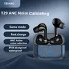 سماعات TWS Bluetooth منخفضة تأخير ألعاب أذن أذن أذن تقليل الضوضاء اللمسات الرياضية لسماعات الأذن مقاومة للماء