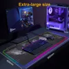 RVB Mouse Pad Gaming Mousepad LED LET GRANDS TATS DE BUREAU DU COMPORT DU COMPORTATE