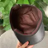 Bérets Authentique véritable véritable cuir de crocodile messieurs Sboy casquette véritable peau d'alligator automne hiver mâle Vintage béret chapeau Flatcap