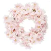 Fiori decorativi Fiore artificiale Sakura Rattan String Decorazione Hanging Blossom Piante Decorazioni per soffitti nuziali per feste