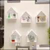 Supports De Stockage Racks Décoration Murale Étagère De Rangement Salon Chambre Petite Maison Cintres Cloison Pendentif Non Perforé 211102 D Dhavx