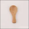 숟가락 수제 미니 나무 숟가락 소형 분유 가루 향신료 Connt Sugar Tea Coffee Scoop Short Handle Wood Kitchen Gadgets 1 8ZL E3 D DH6N1