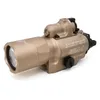 Taktiska tillbehör LED Torch Light Sotac-Gear SF X400 Series X400U Tactical Hunting ficklampa med röd lasersikt 20mm Picatinny Weaver Rail Mount