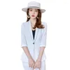 Women's Two Piece Pants Women Business Suits With And Tops Ladies OL Work Wear Pantsuits Yellow 2022 Spring Summer Professional Blazers