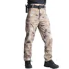 Calça de caça Tactical caminhada de lã de casca macia Homens militar Camuflagem militar Army calça calça casual unissex à prova d'água