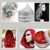 Hair Colors 9 Fashion Temporary Dye Mud Salon Wax Cream Styling Modeling Pomade Sliver Grandma Green 221107