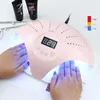 Secadores de unhas Duas mãos Cura de gel Polsih Máquina 48W LEDS LED LEDS UV para secar Luz dupla 211031