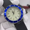 Reloj mecánico automático para hombre, 46 mm, cuero, acero inoxidable, correa clásica, reloj de pulsera, diseñador, moda, exquisitos relojes impermeables de zafiro