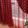 Curtain Fashion Tulle Panel Window For Living Room Embroidery Sheer Decoration Home Garden Textile Shower