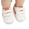 Atletik ayakkabılar doğdu 0-18m bebek pu pamuk taban bebek kızlar yürümeye başlayan spor ayakkabılar kaymaz erkekler ilk yürüyüşçüler
