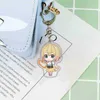 Keychains Cartoon Anime Cosplay Figure Acrylic Keychain Rent En flickvän Mizuhara Chizuru Sumi Ruka Keyring Bag Pendant Keychain Toy Gift T220909