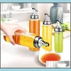 Storage Bottles Jars Oil Bottle Seasoning Cooking Glass Storage Bottles Vinegar Creative Kitchen Accessory Soy Sauce Pot Convenien Dhowy