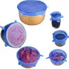 Table Mats Quality 12 Pcs Silicone Stretch Lids Various Sizes Food Storage Lid Saver Covers Wrap For Bowls Dishes Jars Cups Mugs And Contai