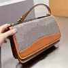 Designer Bandit Shoulder Bag Women Classics Textile Signature Jacquard Glovetanned Leather Flap Snap Closure Crossbody Multifunction Bags Pockets Purse Bags 23