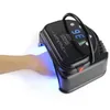 Séchoirs à ongles 15S Lampe LED sans fil à séchage rapide 64W LCD Machine de polymérisation permanente avec poignée portable UV Pédicure Manucure Four à polir 221031