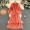 Maternity Dresses Seaside Holiday Style Sweet Maternity Dress Women Big Swing GRAY22 J2209151675423