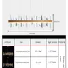 샹들리에 천장 LED 샹들리에 조명 포스트 모던 럭셔리 크리스탈 식당 거실 침실 홀 빌라 실내 펜던트 램프