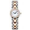 Elegant Women's Watch de acero inoxidable El movimiento de cuarzo duradero de vidrio de zafiro puede adaptarse a varias ocasiones