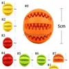 Dog Toys Chews Sublimation Pet Toys 5Cm Dog Interactive Elasticity Ball Natural Rubber Leaking Tooth Clean Balls Cat Chew Interact Dh3Sr