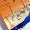 Luxury Brand Pendant Necklaces Hot Fashion Gold Plated Necklace Designer Jewelry Long Chain Design Gift for Women Selected Quality Christmas Valentine's Day