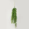 Decorative Flowers 110CM Peacock Grass Wall Hanging Indoor Simulation Plant Jungle Decoration Plastic Fake Flower Home Garden Decor Leaves