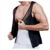 Body Shapers pour hommes Shaper Vest Mens Minceur Poitrine Zipper Top Shirt Abs Abdomen Slim Tank Undershirt Lisse Shapewear Corset Up pour hommes