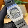 Mechanische Herrenuhr Richa Milles Rm010 Vollluxuriöses Automatikwerk Saphirspiegel Gummiarmband Mcdy Schweizer Armbanduhren Hohe Qualität