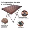 Camp Furniture Lighten Up Outdoor Picnic Folding Table 7075 Aluminum Alloy Fishing Camping Chair Self-driving Desk