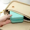 Bolsas de jóias Mini Velvet/PU Colors Organizador de caixa portátil Exibir caixas de viagem Storage Joyeros Organizador de Joyas