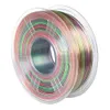 Rubans d'imprimante PLA Rainbow Silk Filament 3D 1 75mm 250Gx4 Rouleaux Set 1kg Matériau d'impression Filaments dégradés de sublimation 221114