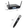 Mikrofoner Mikrofon Wireless GLXD4 Professional System UHF Dynamic Mic 80m Party Stage Singing Speech Handhållna mikrofoner för 3595087