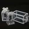 Geschenkomschakeling 10pcs PVC Packing Box Wedding Gefoort transparant stijlvolle voedseltassen Case feest chocolade sieraden snoep verpakking tas 221108