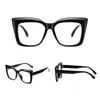 Montature per occhiali da sole Occhiali da vista anti-blu Cat Eye Frame Moda donna Lenti trasparenti Occhiali da vista ottici decorativi Occhiali da vista Trasparente T2201114