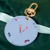 Designer Trendy Keychain Key Chain Azure For Porte Clef Gift Mens Women Car Pendant Bag Charm Accessories Luxury Key Ring3241424