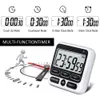 Kitchen Timers Digital Screen Large Display Square Cooking Count Up Countdown Alarm Clock Sleep Stopwatch 221114