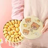 Emballage cadeau vide pâtisserie conteneur dessin animé boîte Cookie rond peut stockage Biscuit étain bonbons emballage boîtes