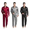 Vêtements de nuit pour hommes Tony Candice Satin Soie Pyjama Ensemble Pyjamas Sexy Style Moderne Doux Chemise De Nuit Confortable Été 221114