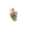 Ожерелья с подвесками 5 шт. кубический цирконий проложить леопард пантера кулон Bling прелести для изготовления ювелирных изделий браслет ожерелье аксессуары для рукоделия 221115