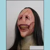 Partymasken Partymasken Halloween Teufel Horror Langes Haar Dämon Dekoration Schreckliche Latex Requisiten Cosplay Kostüme 220920 Drop Lieferung Dhid6