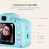 2023 Digital Film Camera Kids Mini SLR Cute 2MP Cam Cartoon Toys na świąteczny prezent 2.0 cali ekran Ekran Xmas