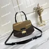 M46548 S23 Fashion Shoulder Bags Sector 23.5cm Handbag Bags Designer Tote022 Women Gold Black Slover Chain Genuine Leather Hand Bag Mini Tote