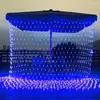 Strings Outdoor Christmas Led Net Light 8 Modes Wedding Party Holiday Garland Waterproof Garden Bushed Tree Wrap Mesh Icicle