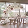 Bröllop födelsedagsfest dekor ballonger tillbehör bågballongkontaktklipp blomma tätning klämmor ballonghållare kolonnstativ