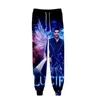 Calças masculinas Viking Tattoo Polynesian Style Sweatpant 3D Prind calças homens homens harajuku streetwear casual calça de calça