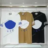 2022 camisetas masculinas camisetas de verão designer de camiseta de luxo paris color listra thirt tshirts de manga curta Crega de algodão casual casual