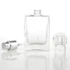 Bouteilles de pulvérisation de parfum en verre de 30ML Bouteille de pulvérisation transparente portable avec atomiseur en aluminium Étui cosmétique vide pour le voyage LX9103