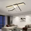 مصابيح السقف الإضاءة الحديثة LED لغرفة المعيشة غرفة نوم المطبخ مصباح الذهب أو الأسود الانتهاء من 90-260 فولت