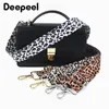 Accessori per parti della borsa Deepeel 38 cm Leopard Stampa spalline larghe Womens 80140 cm Croce regolabile Colorful Long S cnocchia 221116 221116