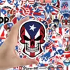 50PCS/Lot Mixed Skateboard Stickers Puerto Rico Series For Car Laptop Ipad Bicycle Motorcycle Helmet PS4 Phone Kids Toys DIY Decals Pvc Water Bottle Sticker