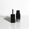 100PCS 5ML Square Shape Empty Lip Gloss Tube DIY Black Gradient Lipstick Container Gradient Tube